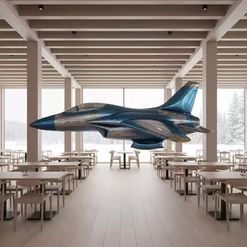 Аренда Шар фольгированный самолет военный в ресторане «Sanremo» — ART SPACE