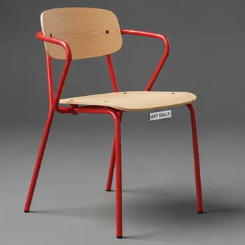 Аренда Стул Tolix Wood красный в отеле Radisson Lazurnaya — ART SPACE