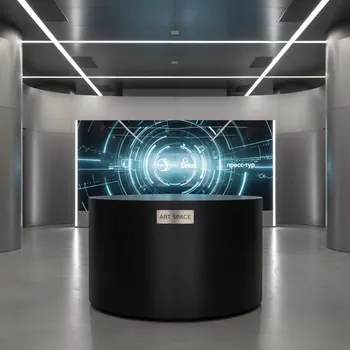 Аренда Стол керамический Барел 90 Shakespeare black черный в Omega Sirius — ART SPACE