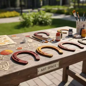 Аренда Мастер класс роспись подков в санатории «Сочи» — ART SPACE