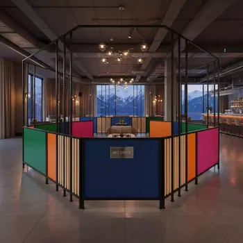 Аренда Ограждения для праздничных мероприятий ко Дню Москвы в Radisson Hotel Rosa Khutor — ART SPACE