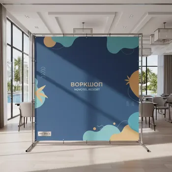 Аренда Пресс волл Джокер 3х3 м в Novotel Resort — ART SPACE
