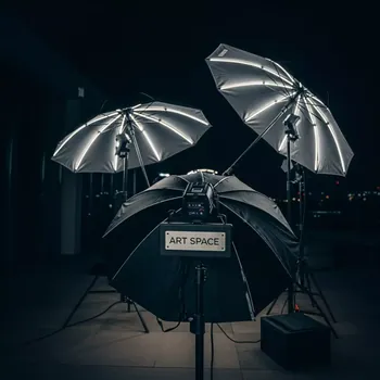Аренда Комплект LED светильников для 2 куполов зонта Galaxia Dual в Mercure Сочи Центр — ART SPACE