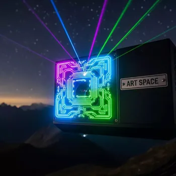 Аренда Лазер RGB для шоу на площадке Rosa Peak (2320м) — ART SPACE