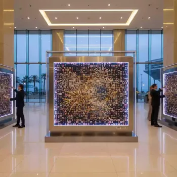 Аренда Фотомозаика новогодняя в отеле Hyatt Regency Sochi — ART SPACE