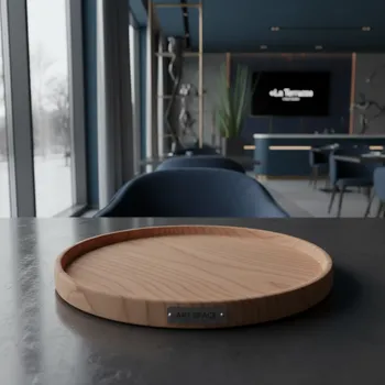 Аренда Поднос Magistro из кедра 24,5х2,5 см в ресторане «La Terrazza» — ART SPACE