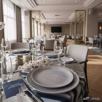 Аренда Тарелка Beton фарфоровая 20 см в Imeretinskiy Hotel — ART SPACE