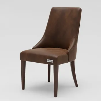 Аренда Стулy коричневая экокожа Cometa dark Brown старинный орех в Karat Resort — ART SPACE