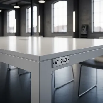 Аренда Стол Uno белый в лофте «Студия 21» — ART SPACE