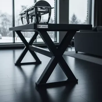 Аренда Фуршетный стол X loft black черный на вилле «Анна» — ART SPACE