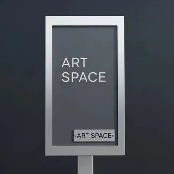 Аренда Указатель А3 металлический в парке «Ривьера» — ART SPACE