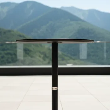 Аренда Стол Cafe table чёрная столешница на курорте «Газпром» (Альпика) — ART SPACE
