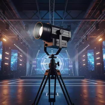 Аренда Вращающаяся голова LED пушка Pro follow spot 600 zoom Anzhee на арене «Фишт» — ART SPACE