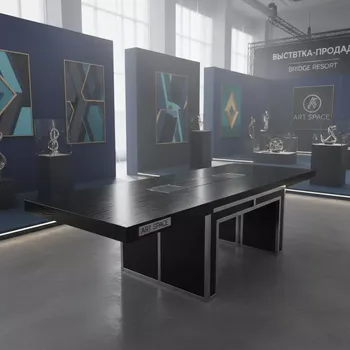 Аренда Стол раздвижной Фэйвор Лофт черный муар в Bridge Resort — ART SPACE
