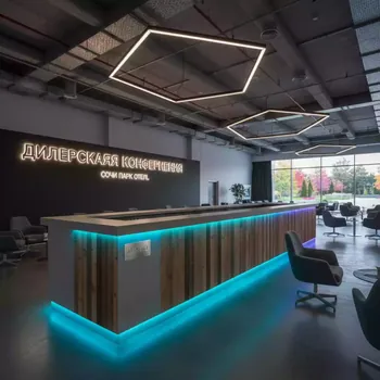 Аренда Стойка барная с подсветкой LED 107х43 в Сочи Парк Отеле — ART SPACE