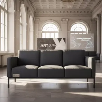 Аренда Скамейка трехместная с обивкой Kanvas PG Full в санатории «Металлург» — ART SPACE