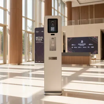 Аренда Считыватель QR кодов напольный с бесконтактным дезинфектором LR Dezarus QR 24 в Pullman Sochi Centre — ART SPACE