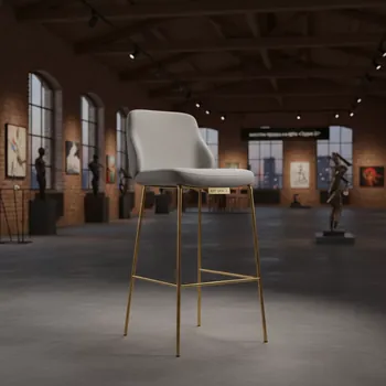 Аренда Стул барный Emma gold светло серый в лофте «Студия 21» — ART SPACE