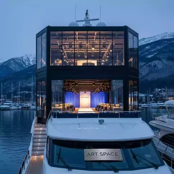 Аренда Каталог шатров тентов и павильонов на VIP-яхте (Имеретинский порт) — ART SPACE