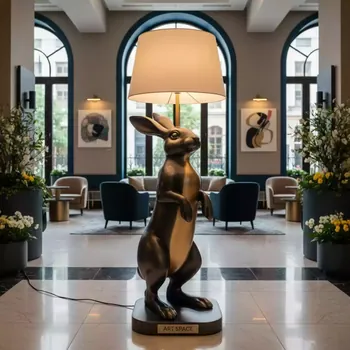 Аренда Кролик торшер в Boutique Hotel PORTUM 1905 — ART SPACE