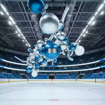 Аренда Композиции из шаров в ледовом дворце «Большой» — ART SPACE