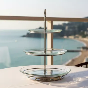 Аренда Этажерка трехъярусная высота 42 см в ресторане «La Terrazza» — ART SPACE
