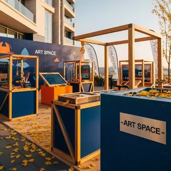 Аренда Аттракционы на День строителя в Mövenpick Hotel — ART SPACE