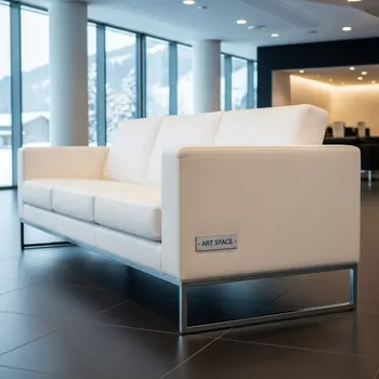 Аренда Диван трехместный Hi Tech white белый в Mövenpick Hotel — ART SPACE