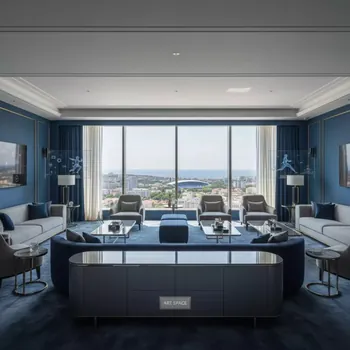 Аренда Особняк Леман синяя гостиная в отеле Hyatt Regency Sochi — ART SPACE