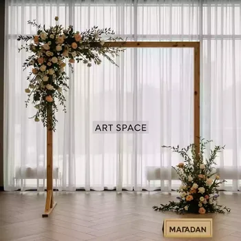 Аренда Арка деревянная квадратная в ресторане «Магадан» — ART SPACE
