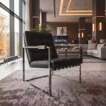 Аренда Кресло King CF экокожа черная в Radisson Collection Paradise — ART SPACE