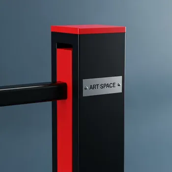 Аренда Столбик оградительный Barrier black & red черный в комплексе Sea Galaxy — ART SPACE