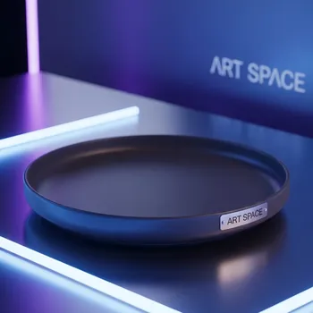 Аренда Тарелка закусочная темно серая Porland 24 см в ресторане «Плакучая Ива» — ART SPACE