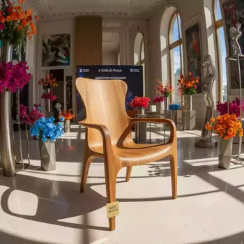 Аренда Кресло Calcutta из тика высота 106 см в Stella di Mosca — ART SPACE