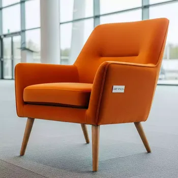 Аренда Полукресло Dolche велюр оранжевый в Radisson Blu Resort & Congress Centre — ART SPACE