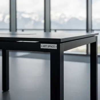Аренда Стол черный прямоугольный 180х90 см 02 022BK в Sochi Marriott Krasnaya Polyana — ART SPACE