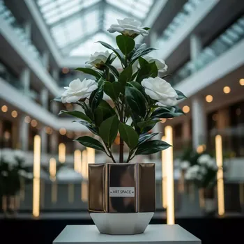 Аренда Растение искусственное камелия 92 см в Green Flow Hotel — ART SPACE