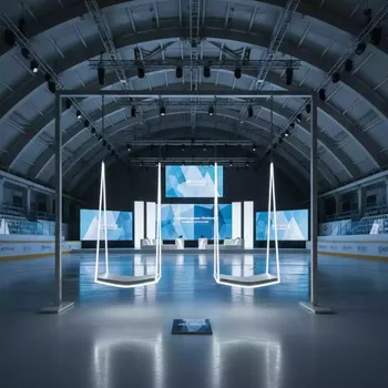 Аренда Качели LED светящиеся Ludres 12V White в ледовом дворце «Большой» — ART SPACE