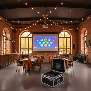 Аренда Экран для проектора с электроприводом Premier Phoenix R 16 9 398х224 MW PR W в Courtyard by Marriott Sochi — ART SPACE