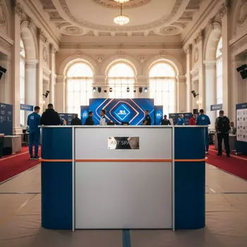 Аренда Стойки мобильные ресепшен в Зимнем театре — ART SPACE