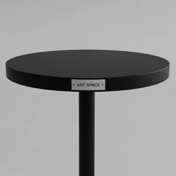 Аренда Стол коктейльный Circular диаметр 70 см черный в ресторане «Brunello» — ART SPACE