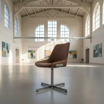 Аренда Стул Vicenza SW на хромированной крестовине коричневый в ОКЦ «Галактика» — ART SPACE