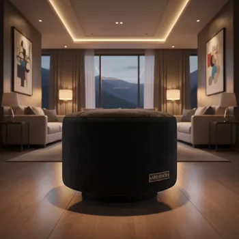 Аренда Пуф Норман малый бархатный черный в Rixos Krasnaya Polyana — ART SPACE