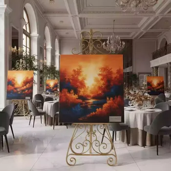 Аренда Холст Canon Water Resistant Art Canvas 340 г м² 0,610х15,2 м в ресторане «Voda» — ART SPACE