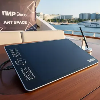 Аренда Планшет графический GTCO CalComp DrawingBoard VI на VIP-яхте (Имеретинский порт) — ART SPACE
