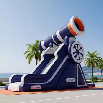 Аренда Горка надувная "Пушка" на Имеретинской набережной — ART SPACE
