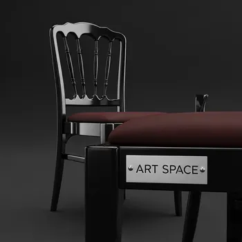 Аренда Кресло из литого алюминия Valencia ALU 9002CB21 в казино «Сочи» — ART SPACE