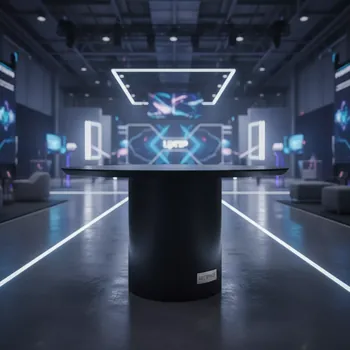 Аренда Стол Rozana круглый черный D 70 см в Gamma Sirius — ART SPACE