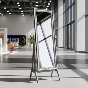 Аренда Зеркало напольное серое на ножках в Omega Sirius — ART SPACE