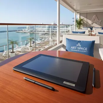 Аренда Графический планшет Wacom Intuos Pro Paper M PTH 660P R на VIP теплоходе (Морпорт Сочи) — ART SPACE